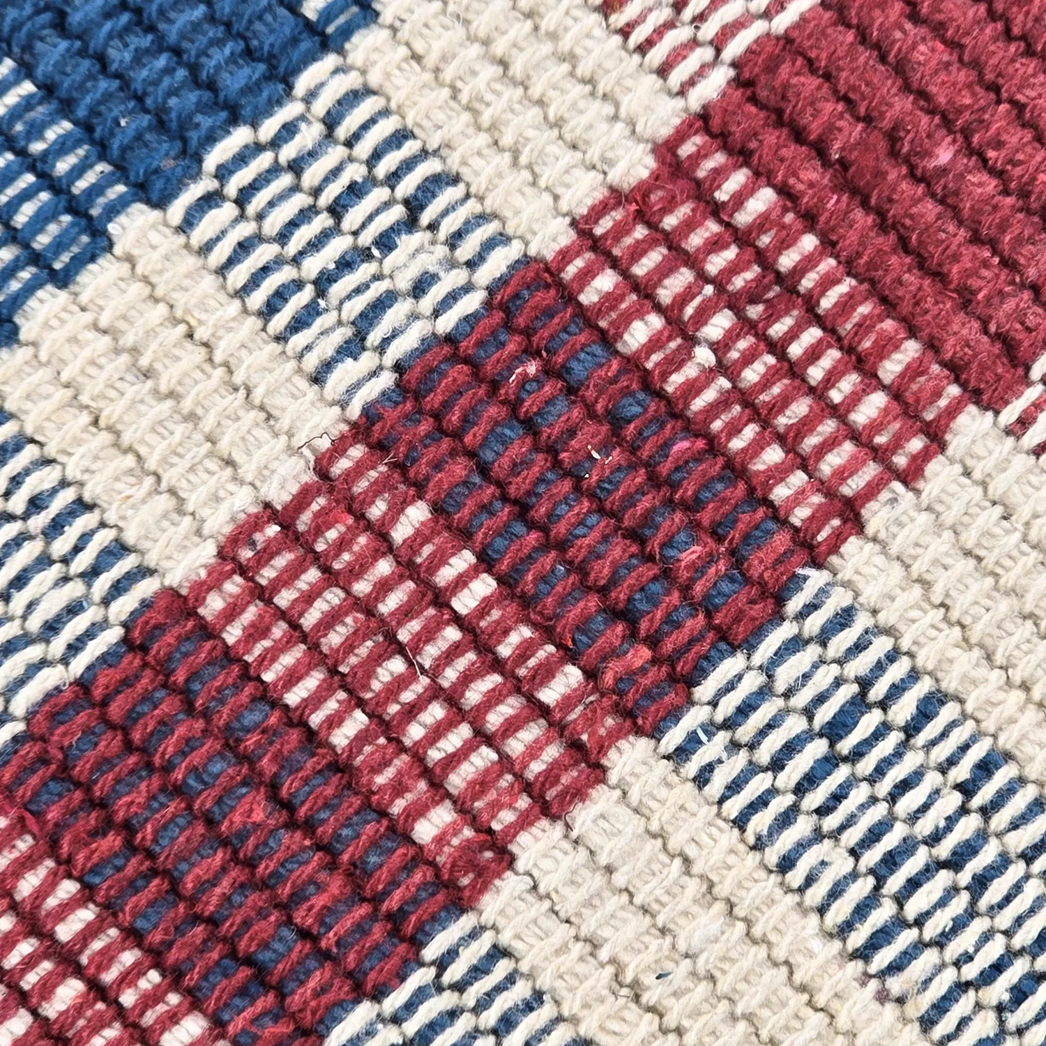 Cotton rug - Husvik (cream/multi)