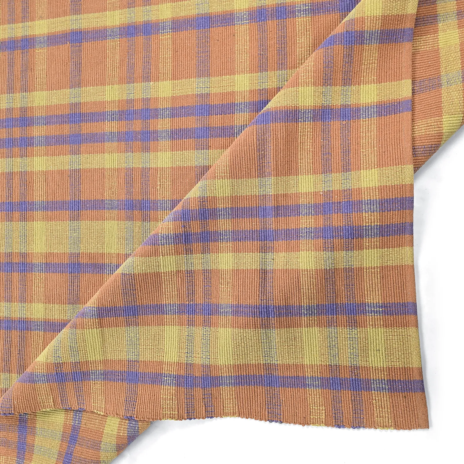 Cotton rug - Husvik (coral/multi)
