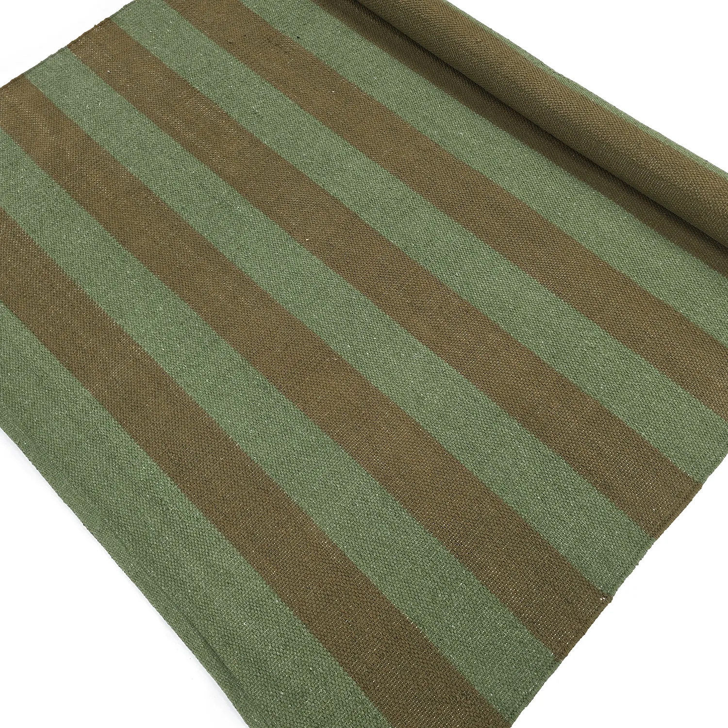 Cotton rug - Nilo (moss green)