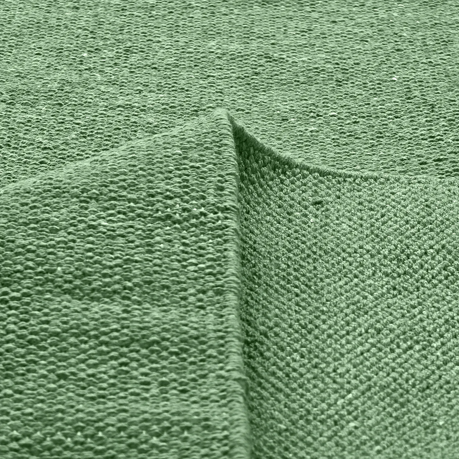 Cotton rug - Rigolet (green)