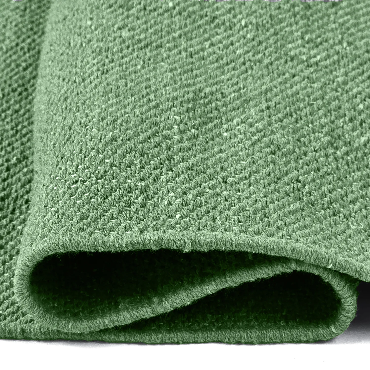 Cotton rug - Rigolet (green)
