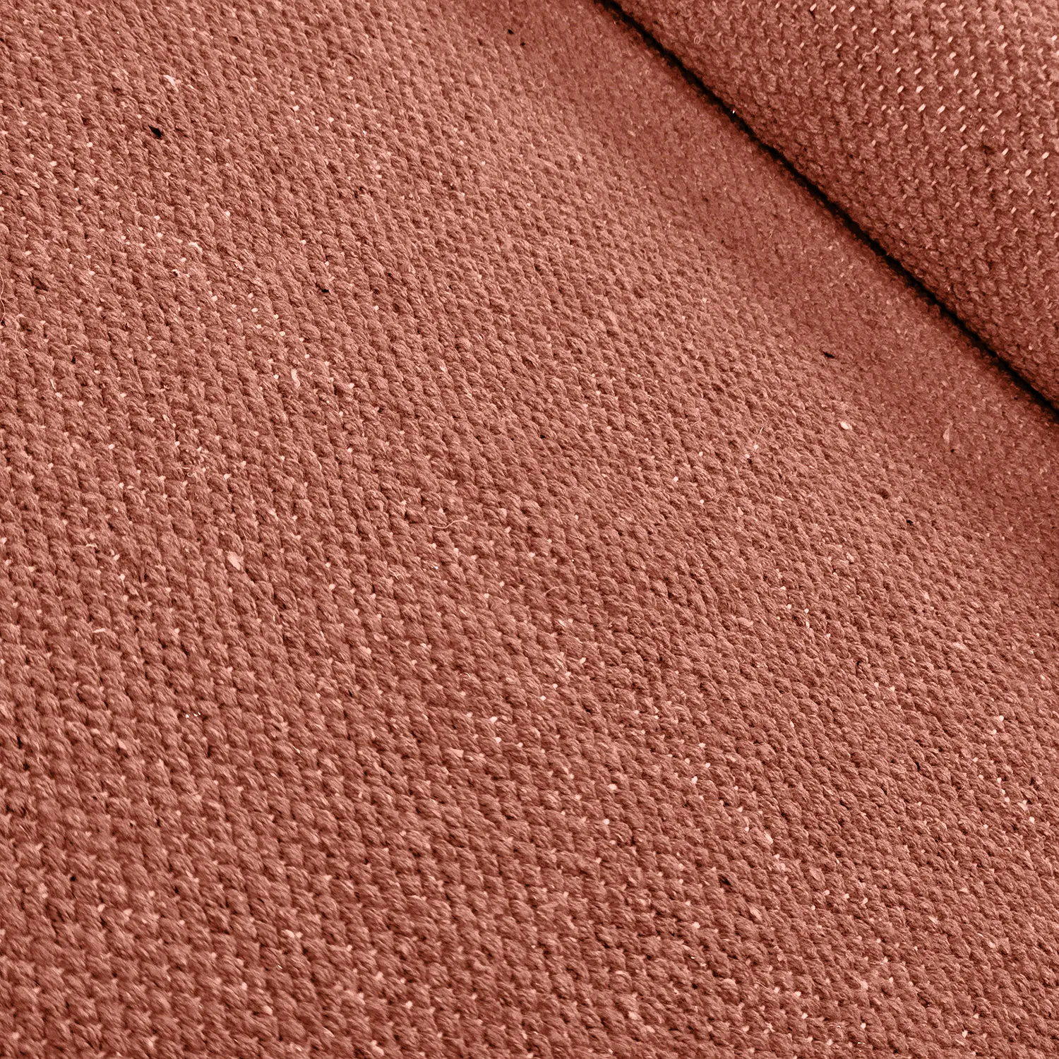 Cotton rug - Rigolet (terracotta)