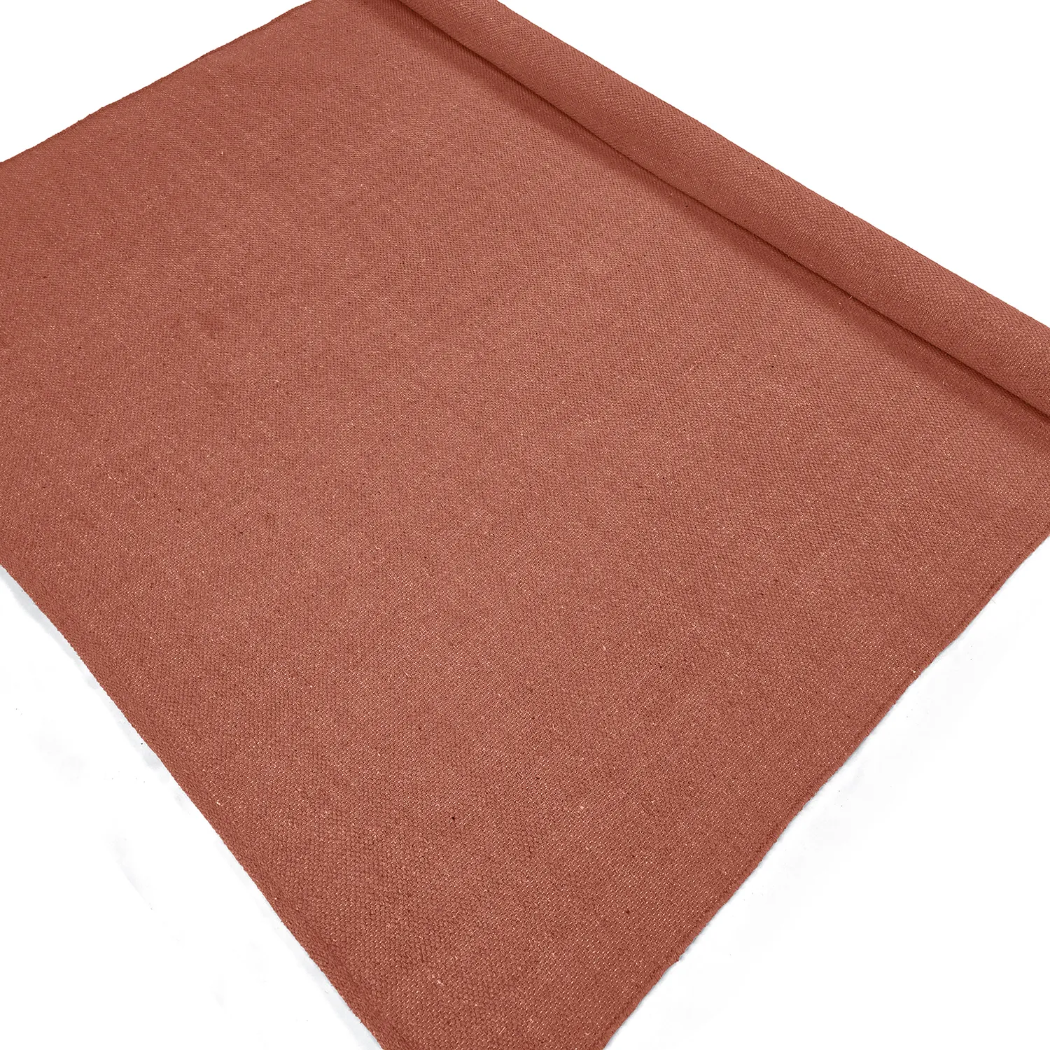 Cotton rug - Rigolet (terracotta)