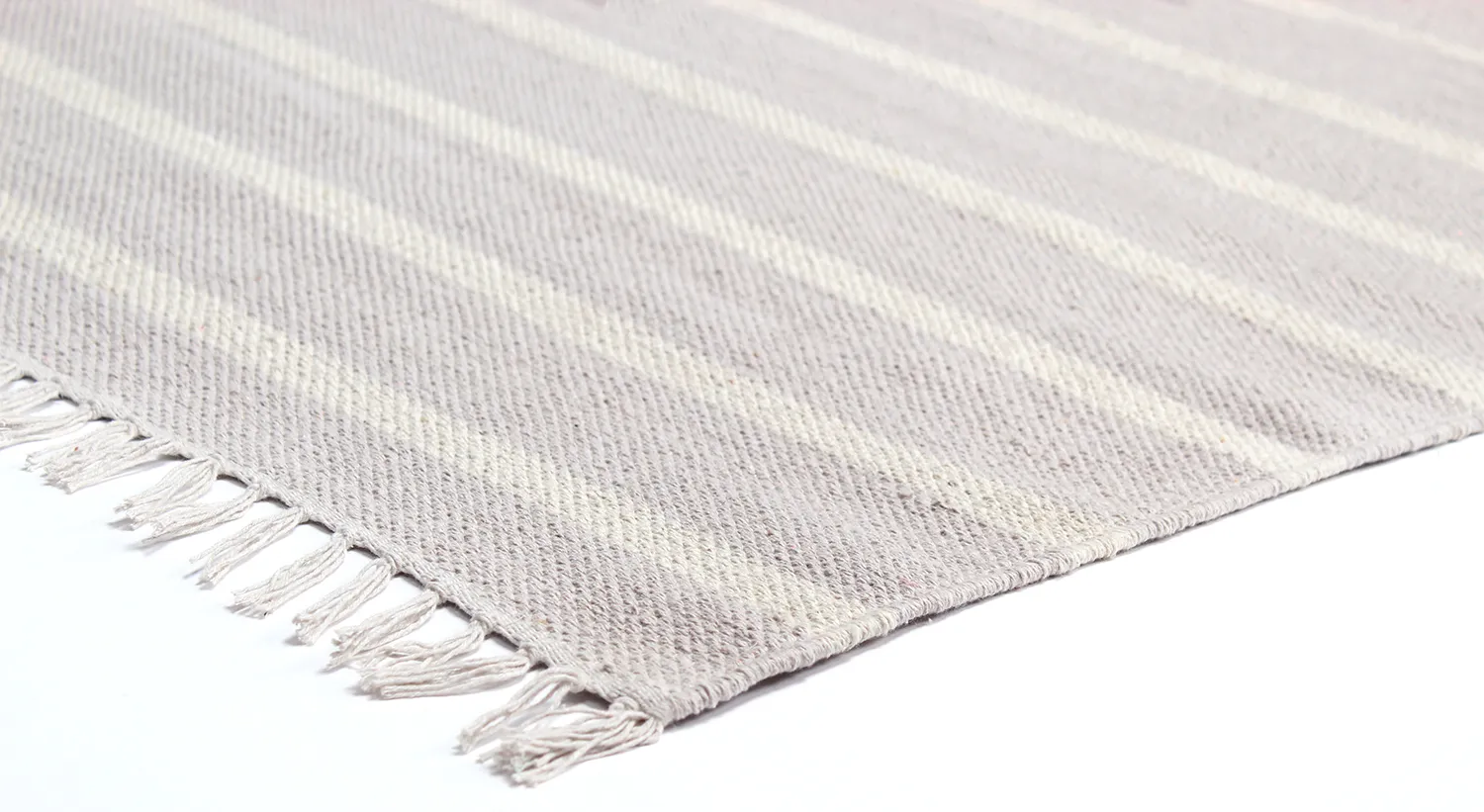 Cotton rug - Helle (grey)