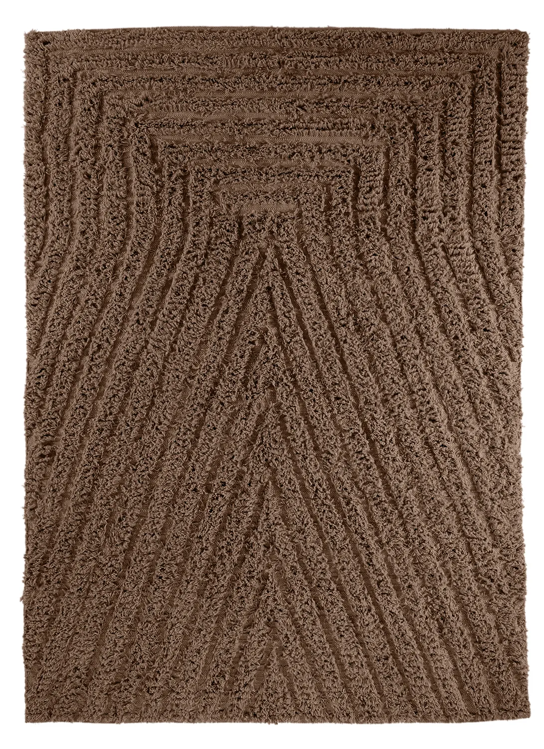 Shaggy rugs - Kendra Natural Cotton Shaggy (brown)