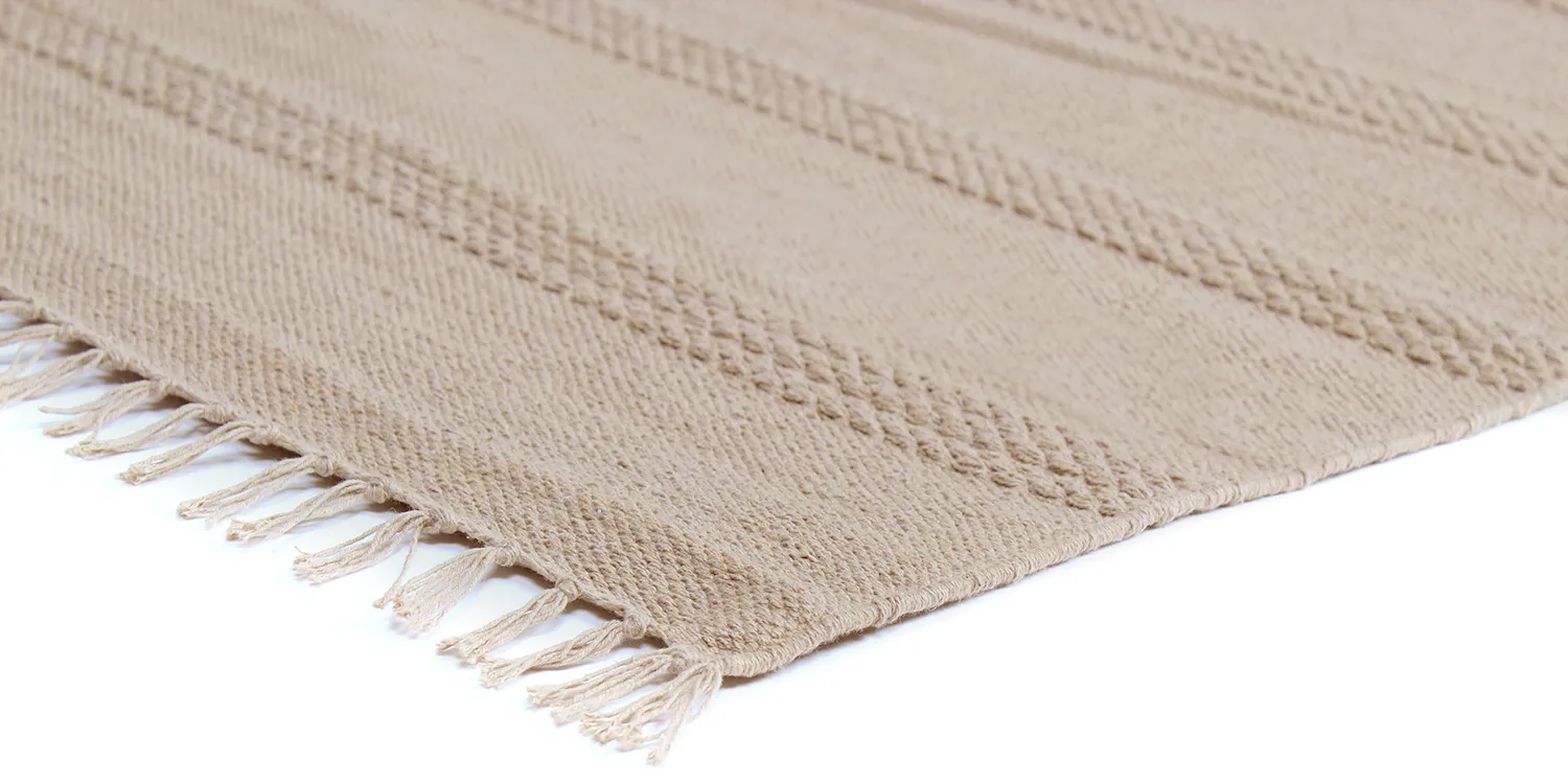 Cotton rug - Lilje (brown)