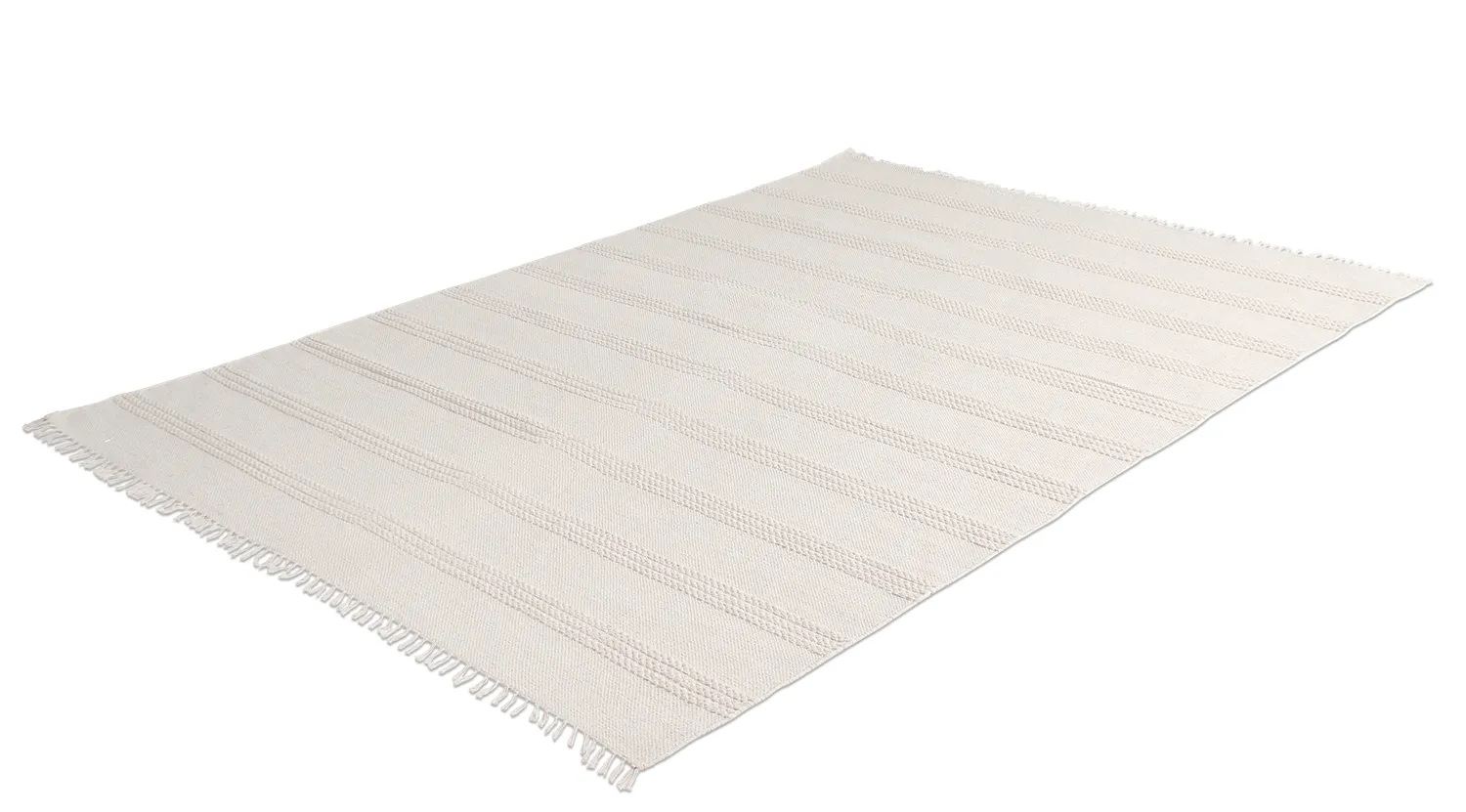 Cotton rug - Lilje (white)