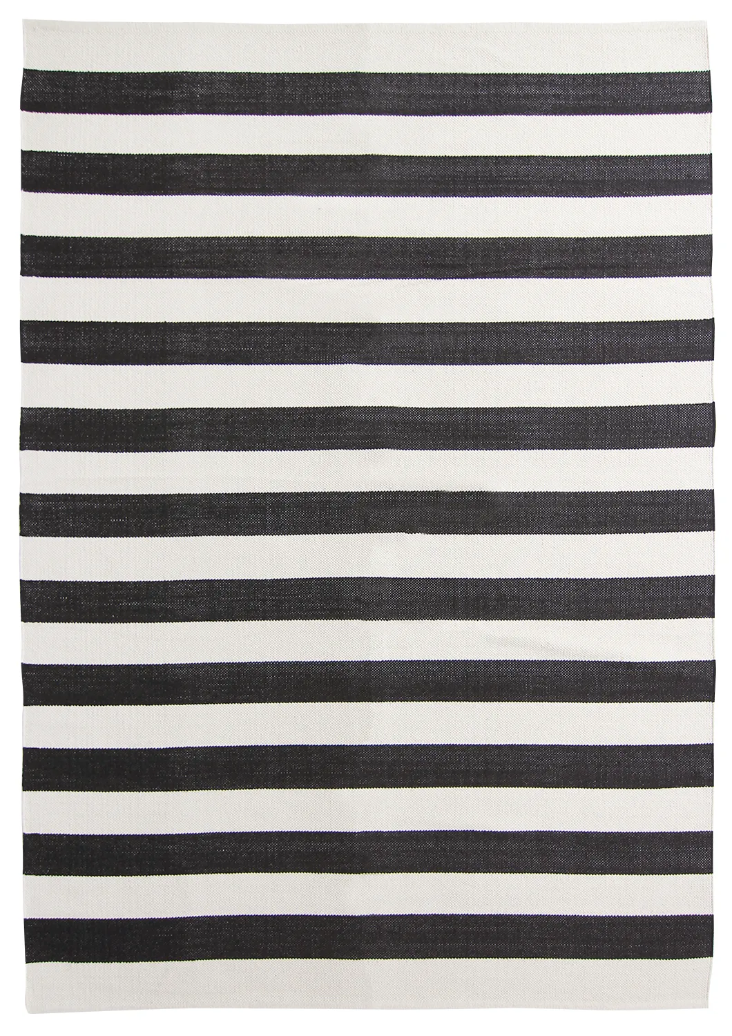 Cotton rug - Nilo (black/white)