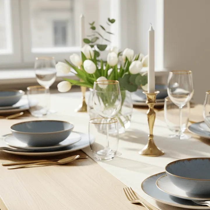 Table runner - Niva (beige)