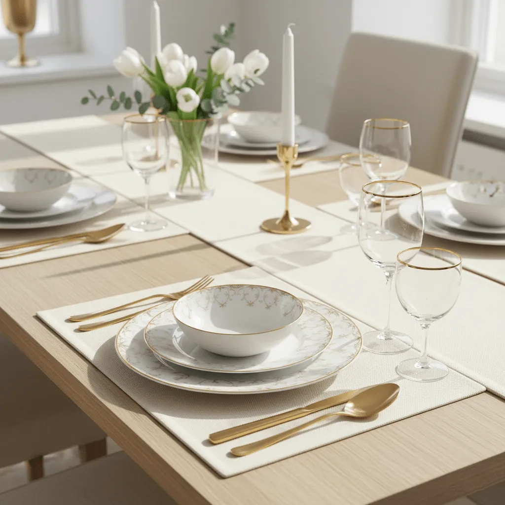 Table runner - Niva (beige)