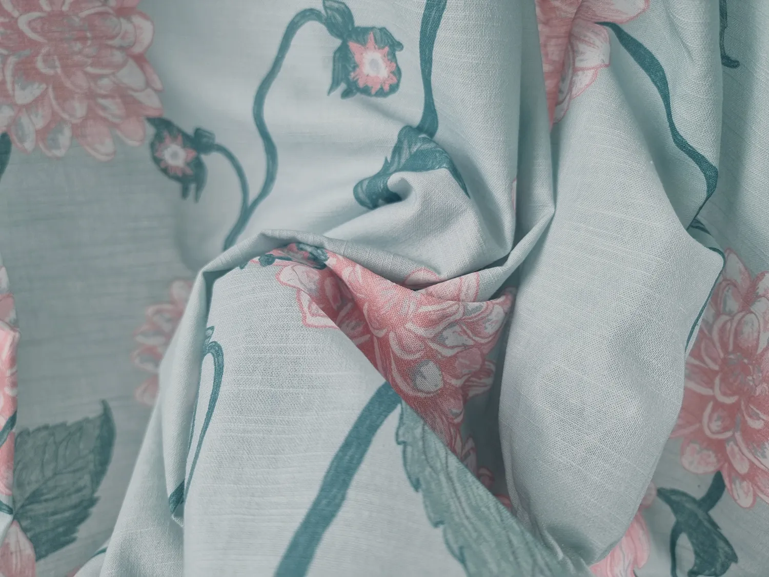 Table runner - Alyssa (green/pink)