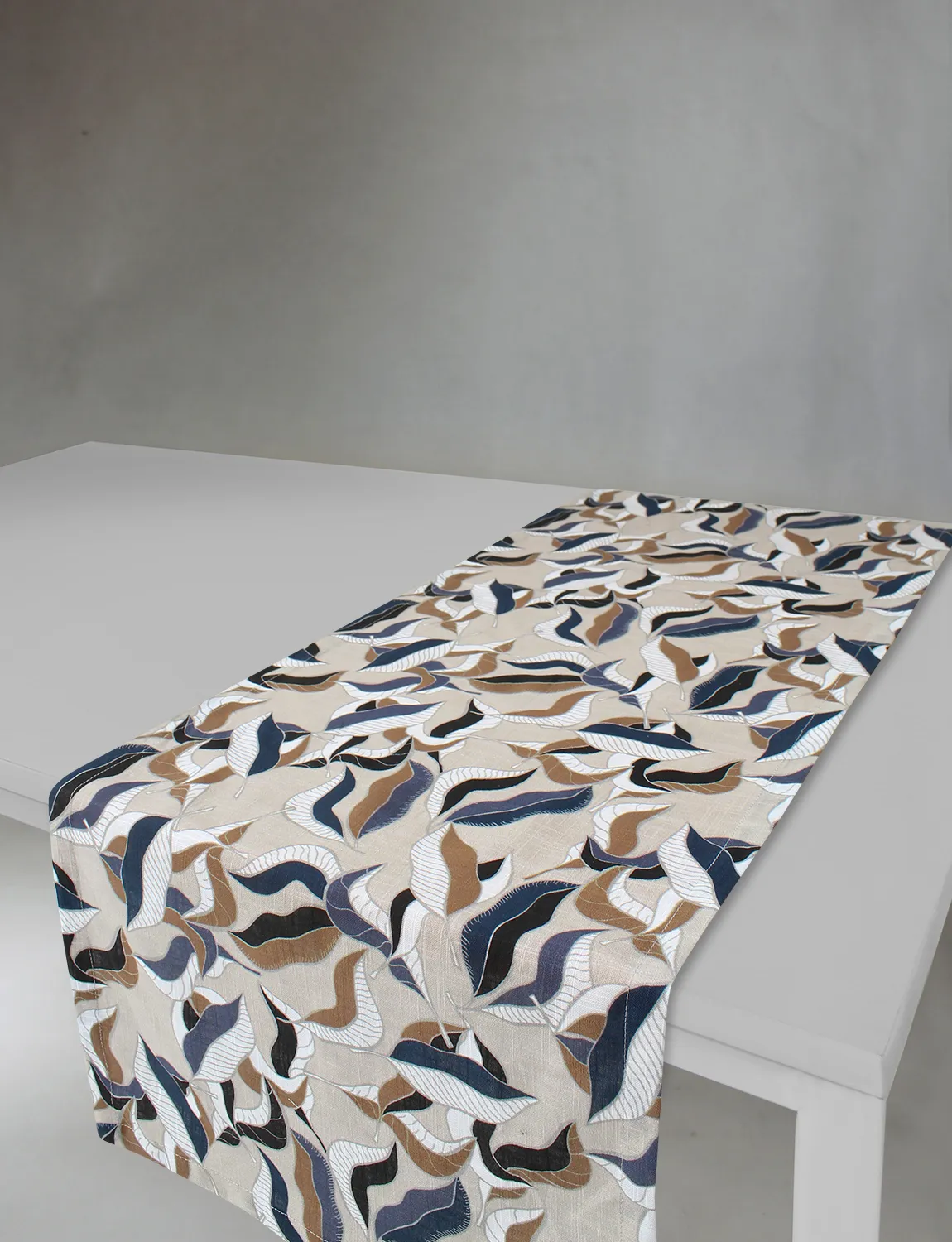 Table runner - Amalie (grey/blue)