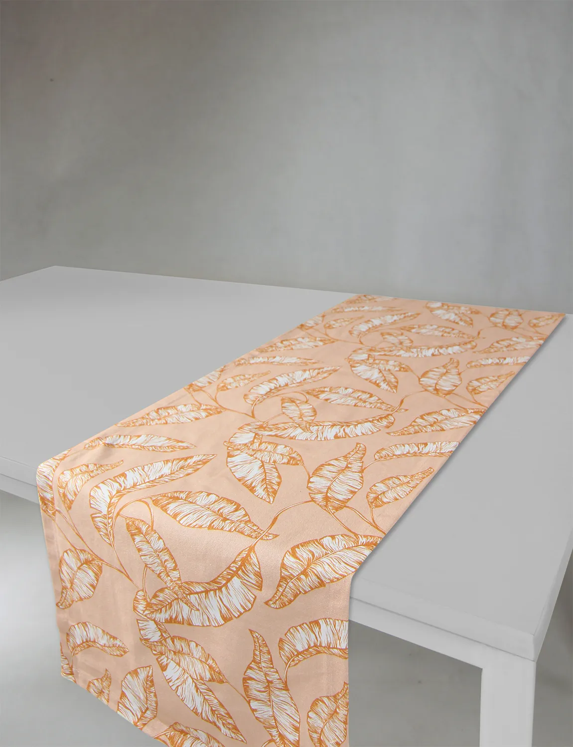 Table runner - Leaves (orange)