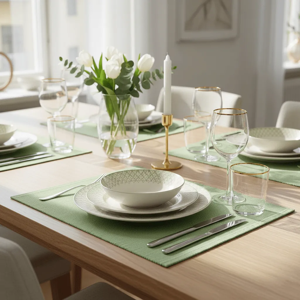 Placemat - 2 pack Niva (light green)