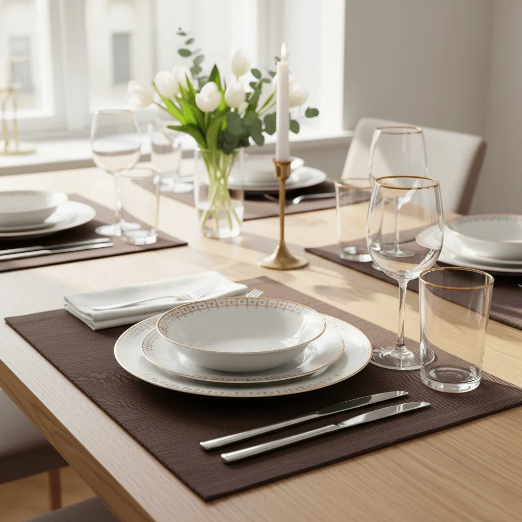 Placemat - 2 pack Niva (dark brown)