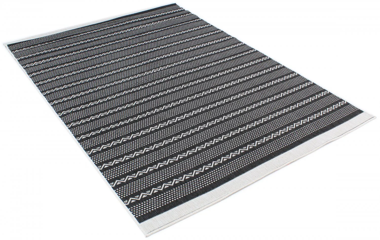 Indoor/Outdoor rug - Geiranger (black)