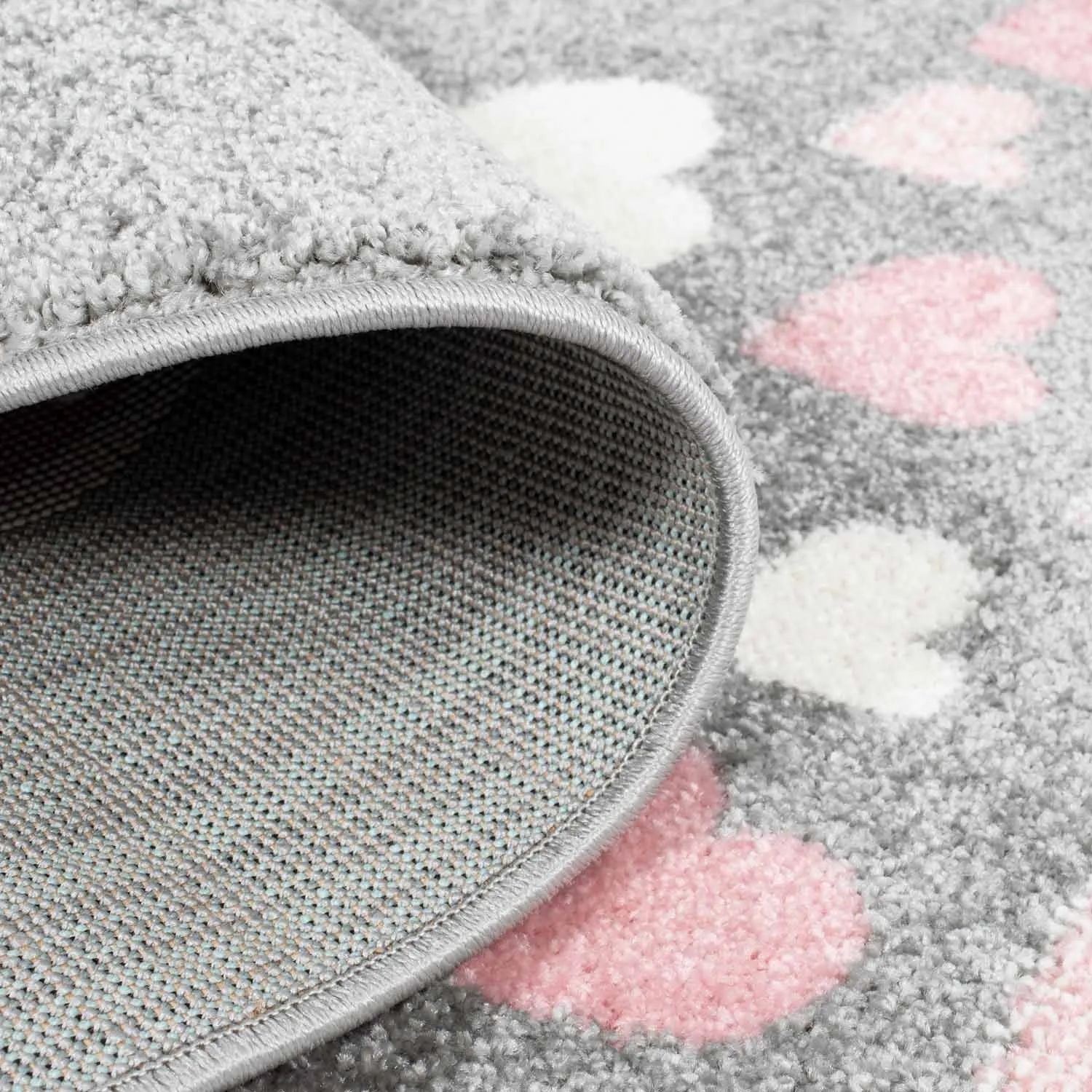 Childrens rugs - Bubble Rain (grey)