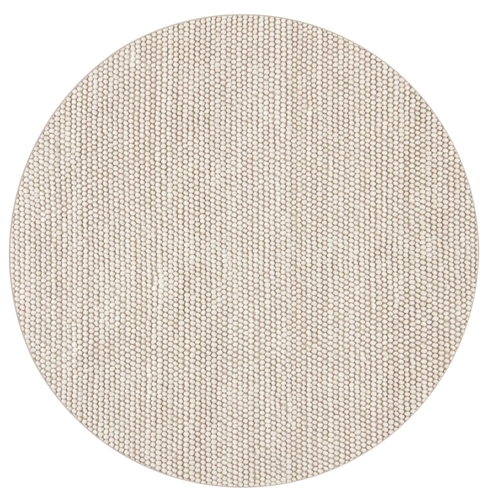 Round rug - Avafors Wool Bubble (beige)