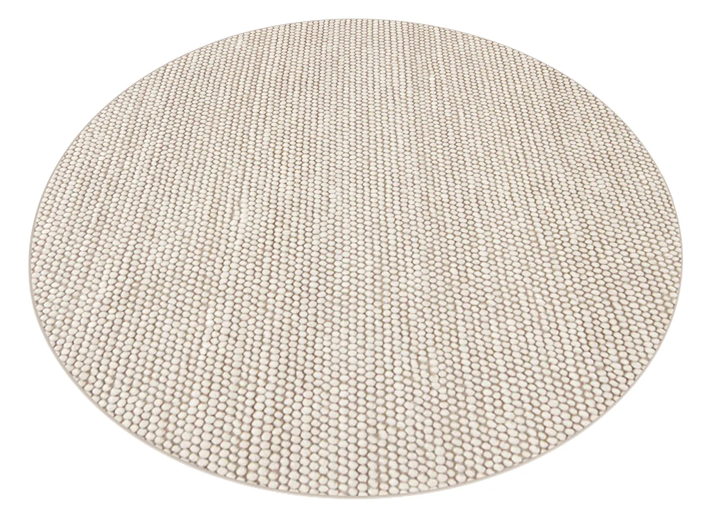 Round rug - Avafors Wool Bubble (beige)