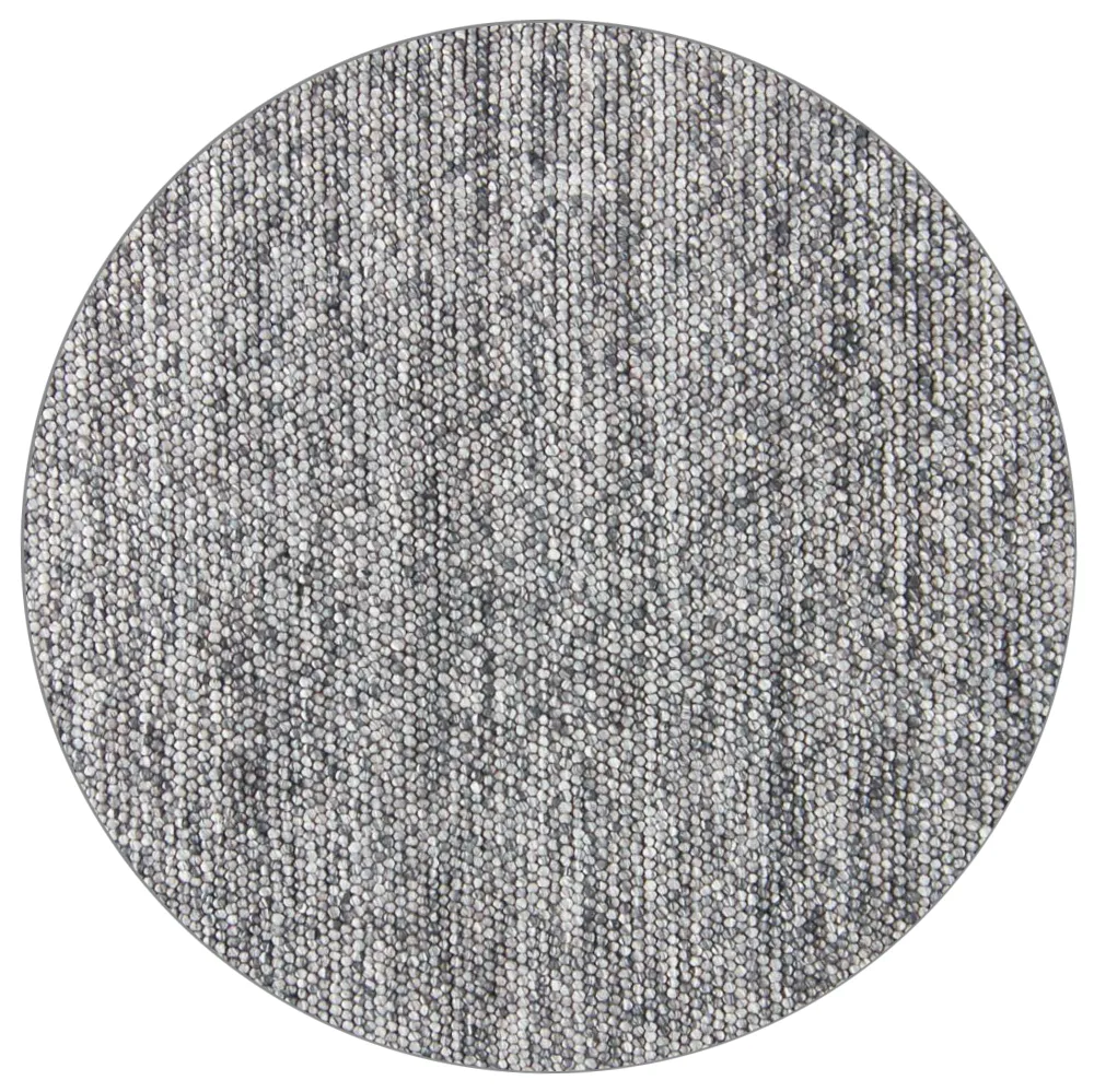 Round rug - Avafors Wool Bubble (grey)