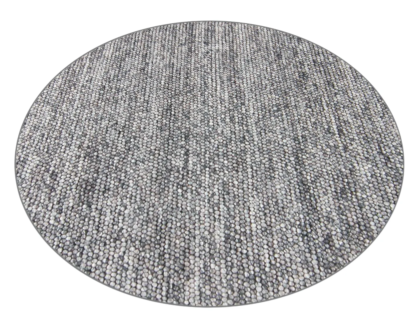 Round rug - Avafors Wool Bubble (grey)