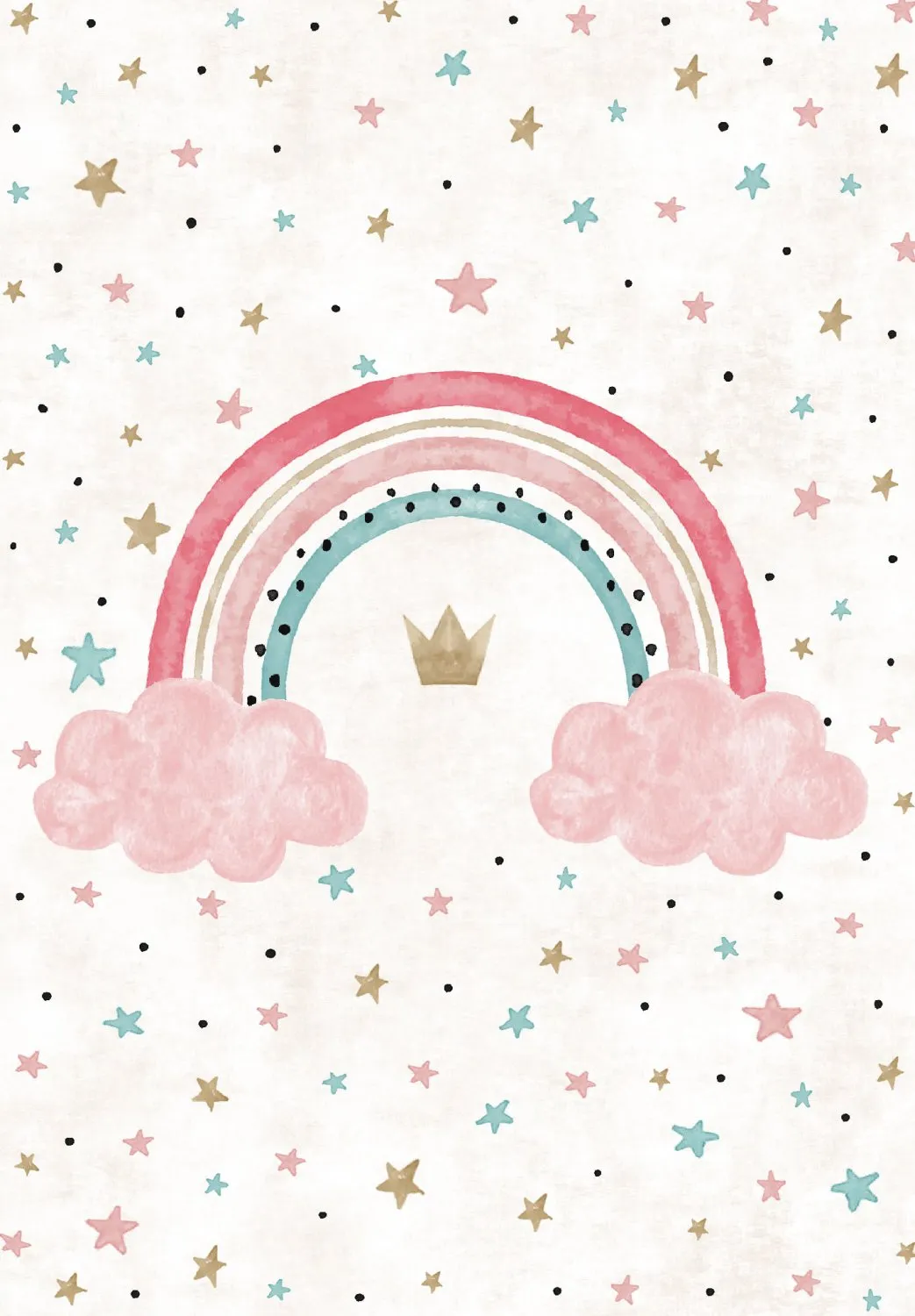 Childrens rugs - Rainbow (multi)