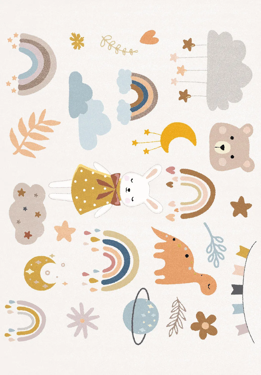Childrens rugs - Danny (multi)