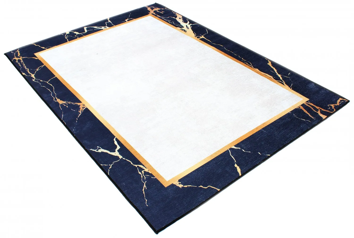 Wilton rug - Cerasia (navy/white/gold)