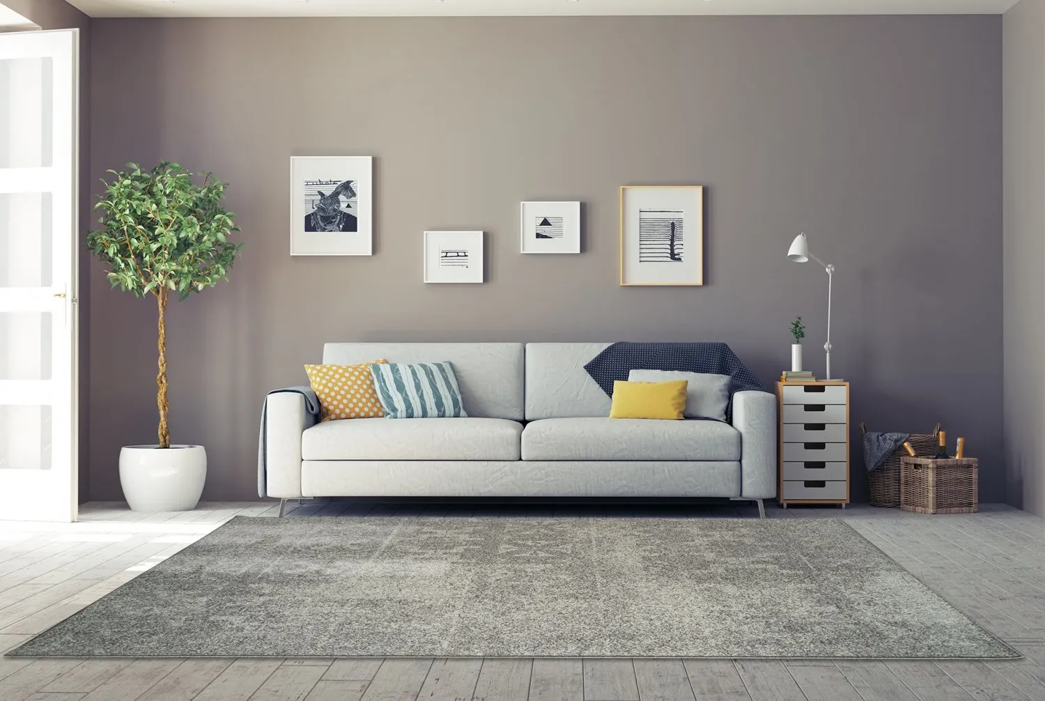 Wilton rug - Giana (grey)