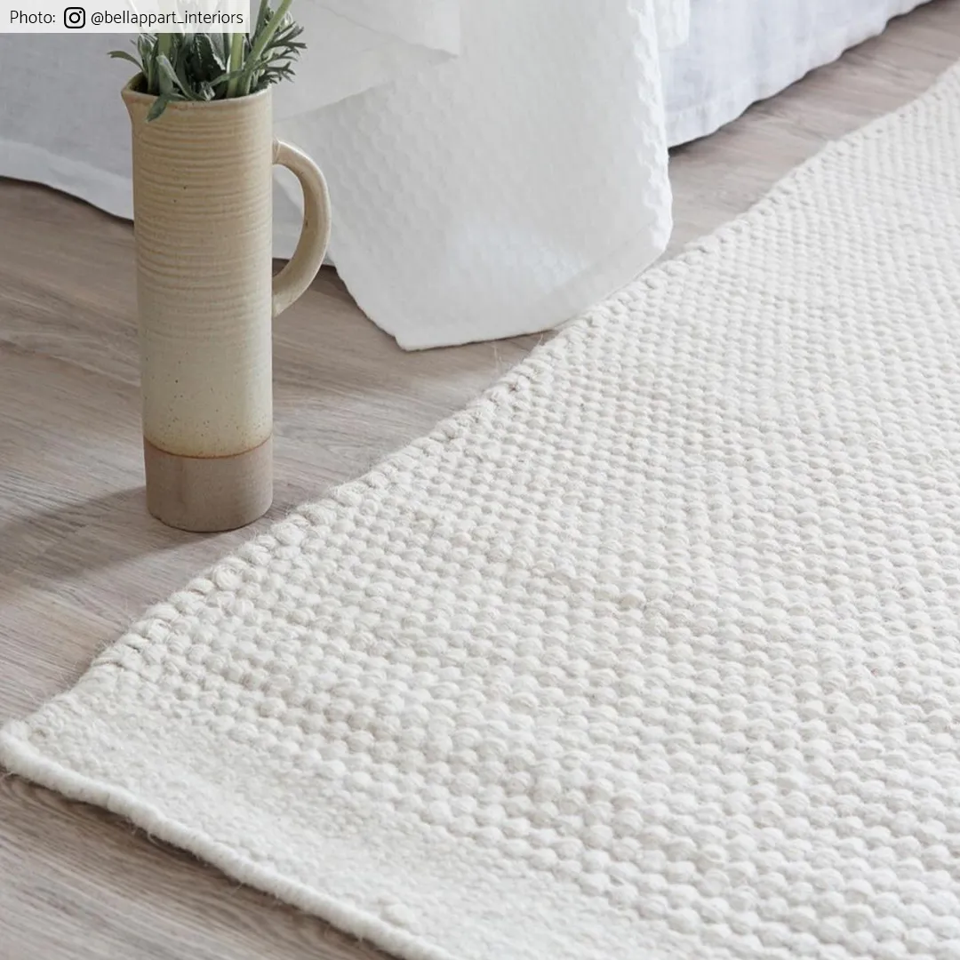 Wool rug - Coastal (white)