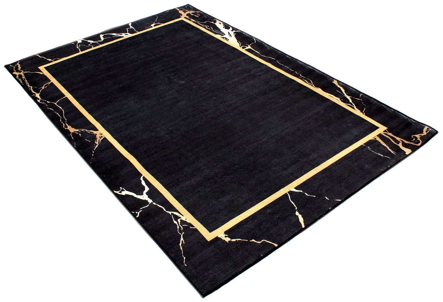 Wilton rug - Cerasia (black/gold)