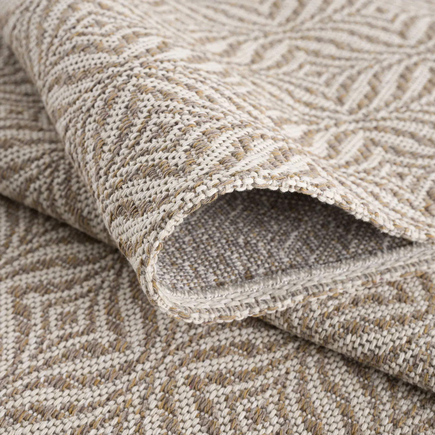 Cotton rug - Hvitanes (beige)