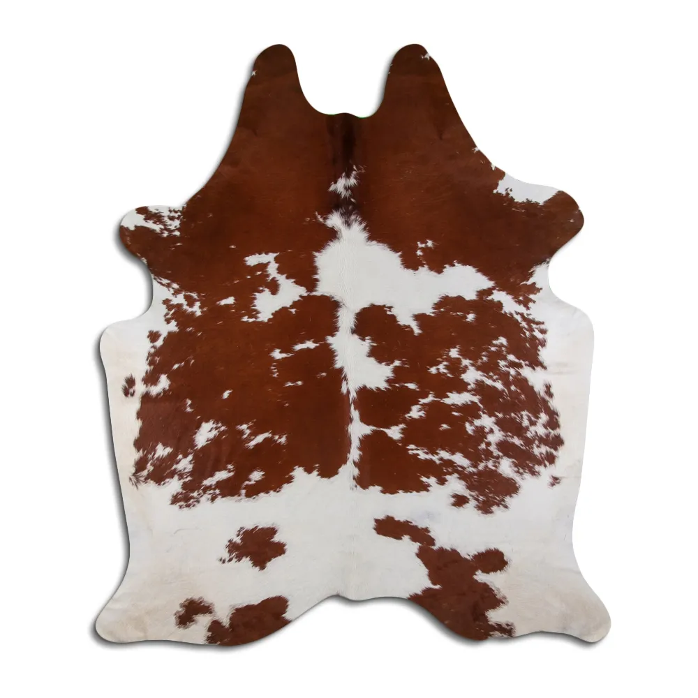 Cowhide - Classic Brown and White 21