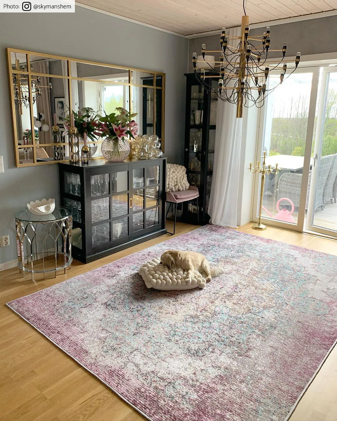 Wilton rug - Badem (pink/multi)