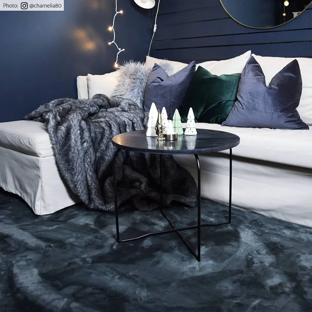Shaggy rugs - Aranga Super Soft Fur (anthracite)