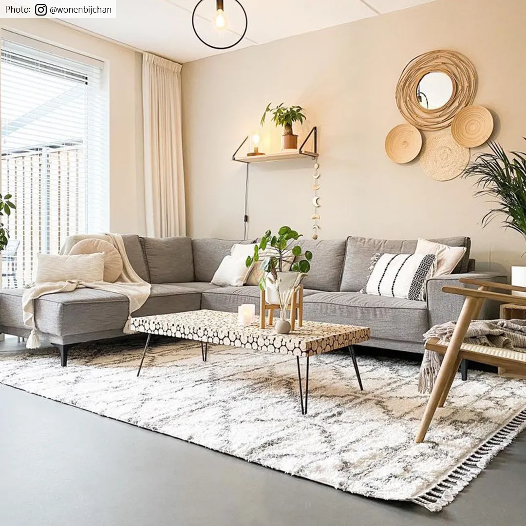 Shaggy rugs - Azuay (beige)