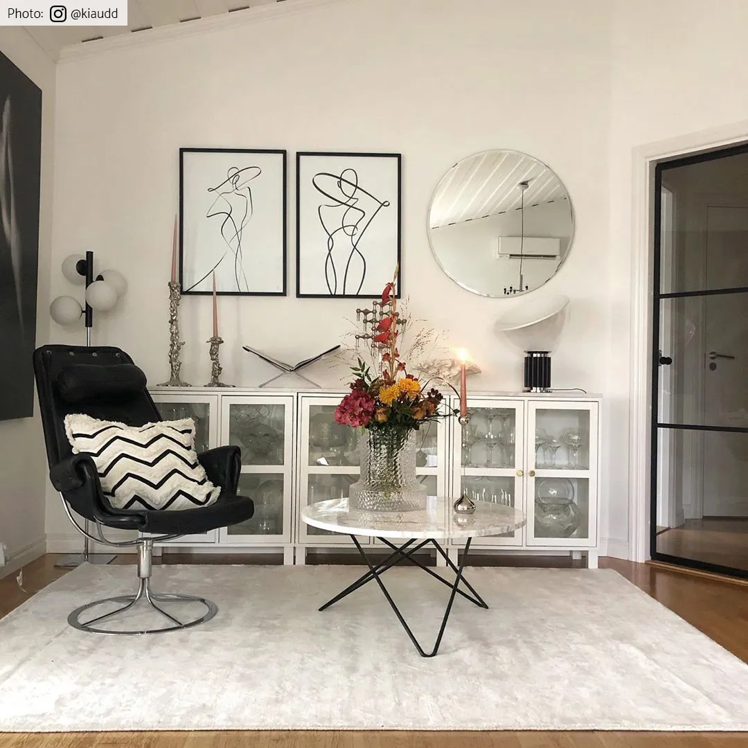 Round rug - Jodhpur Special Luxury Edition (offwhite)