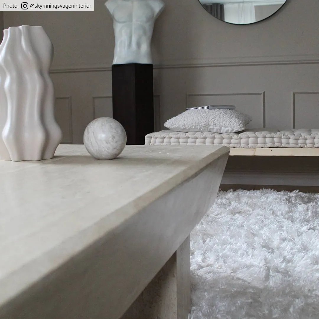 Shaggy rugs - Janjira (white)