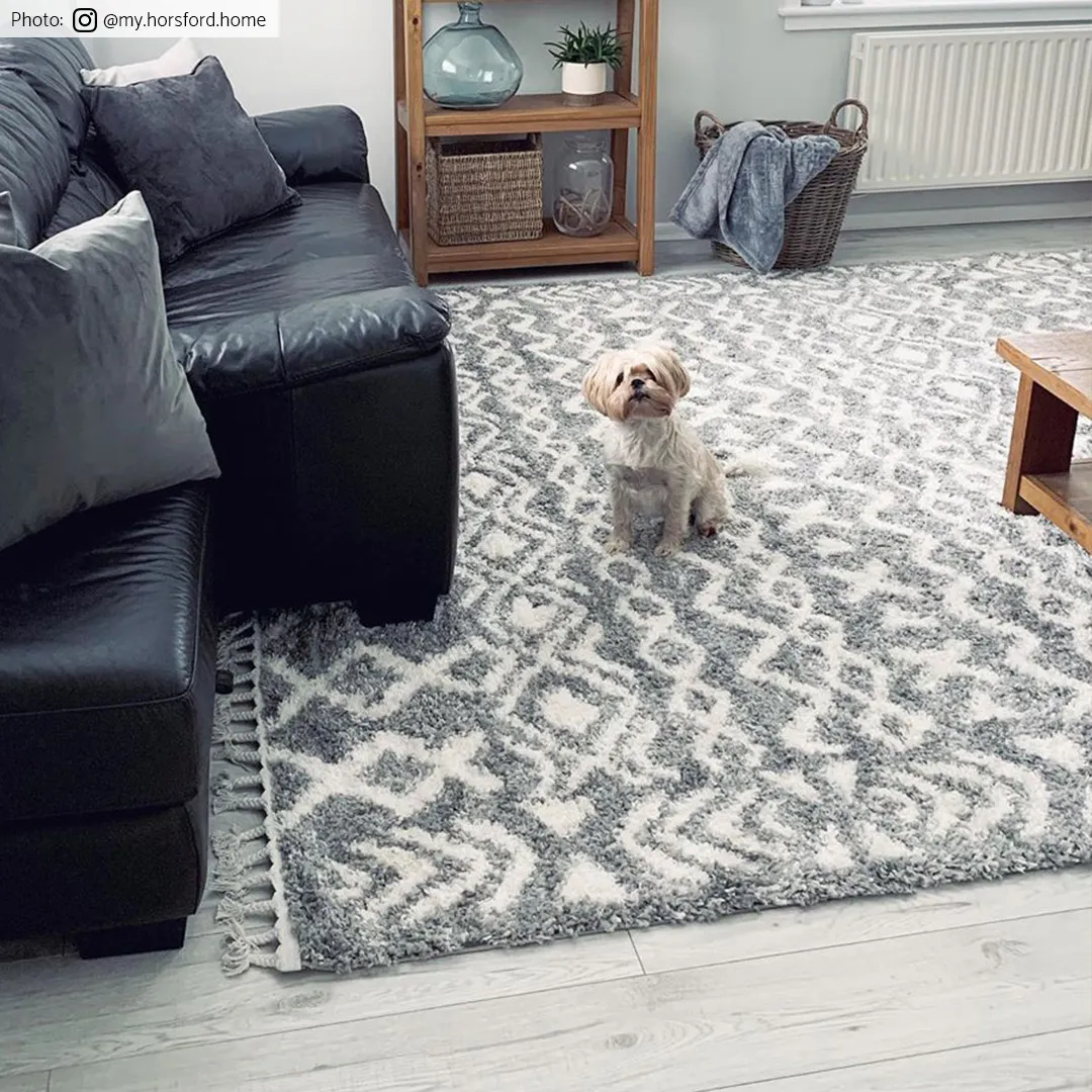 Shaggy rugs - Loja (grey)