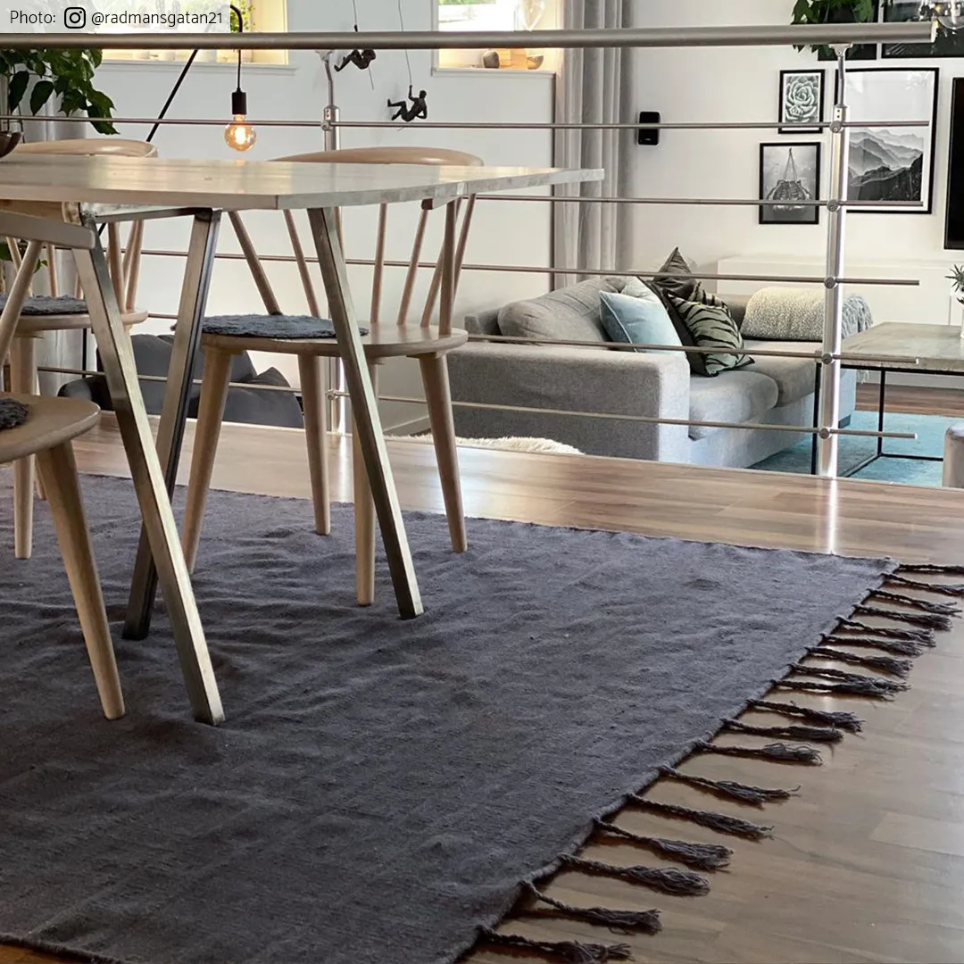 Wool rug - Malana (anthracite)