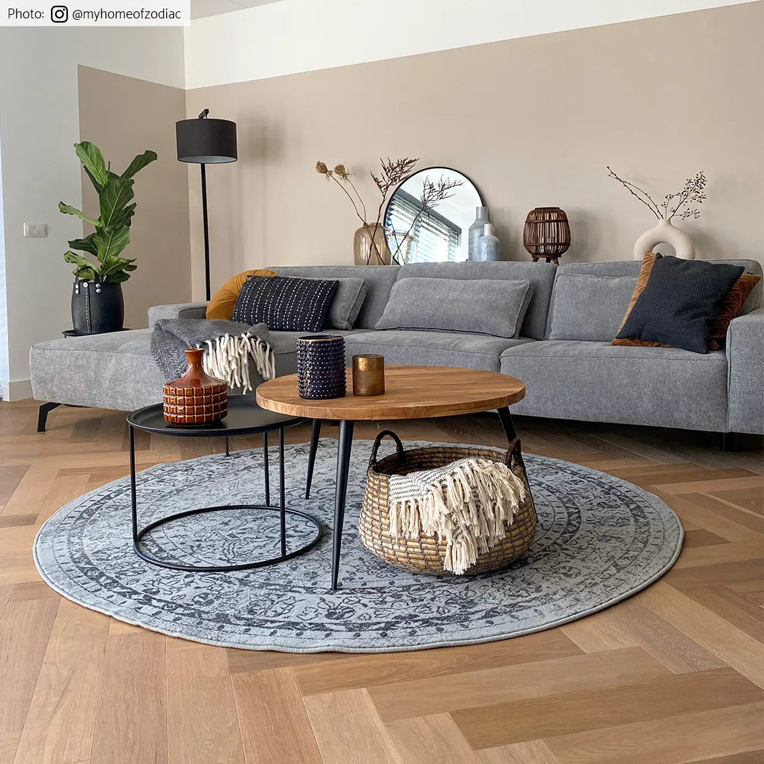 Round rug - Peking Noble (grey)