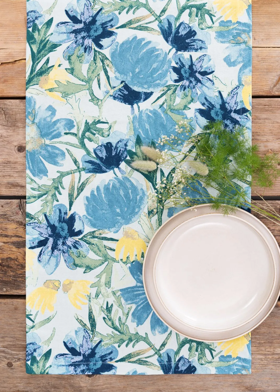 Table runner - Cutie (blue)