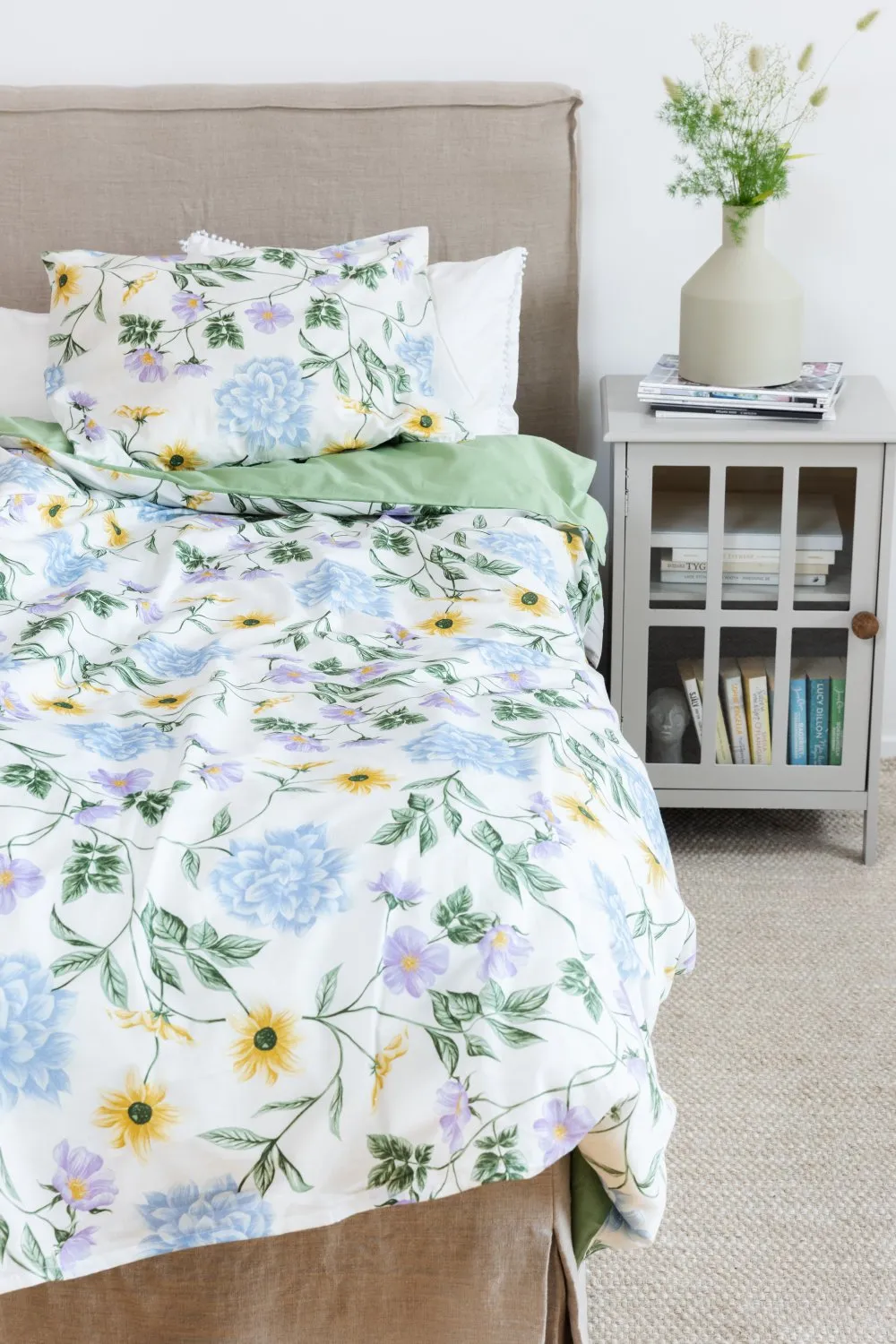 Bedset - Dahlia (blue)