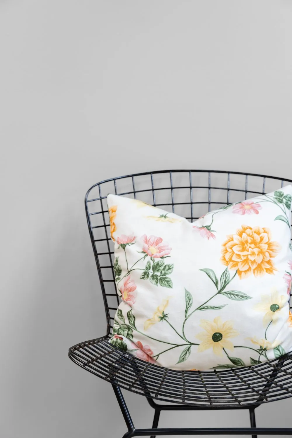 Cushion cover - Dahlia (orange)