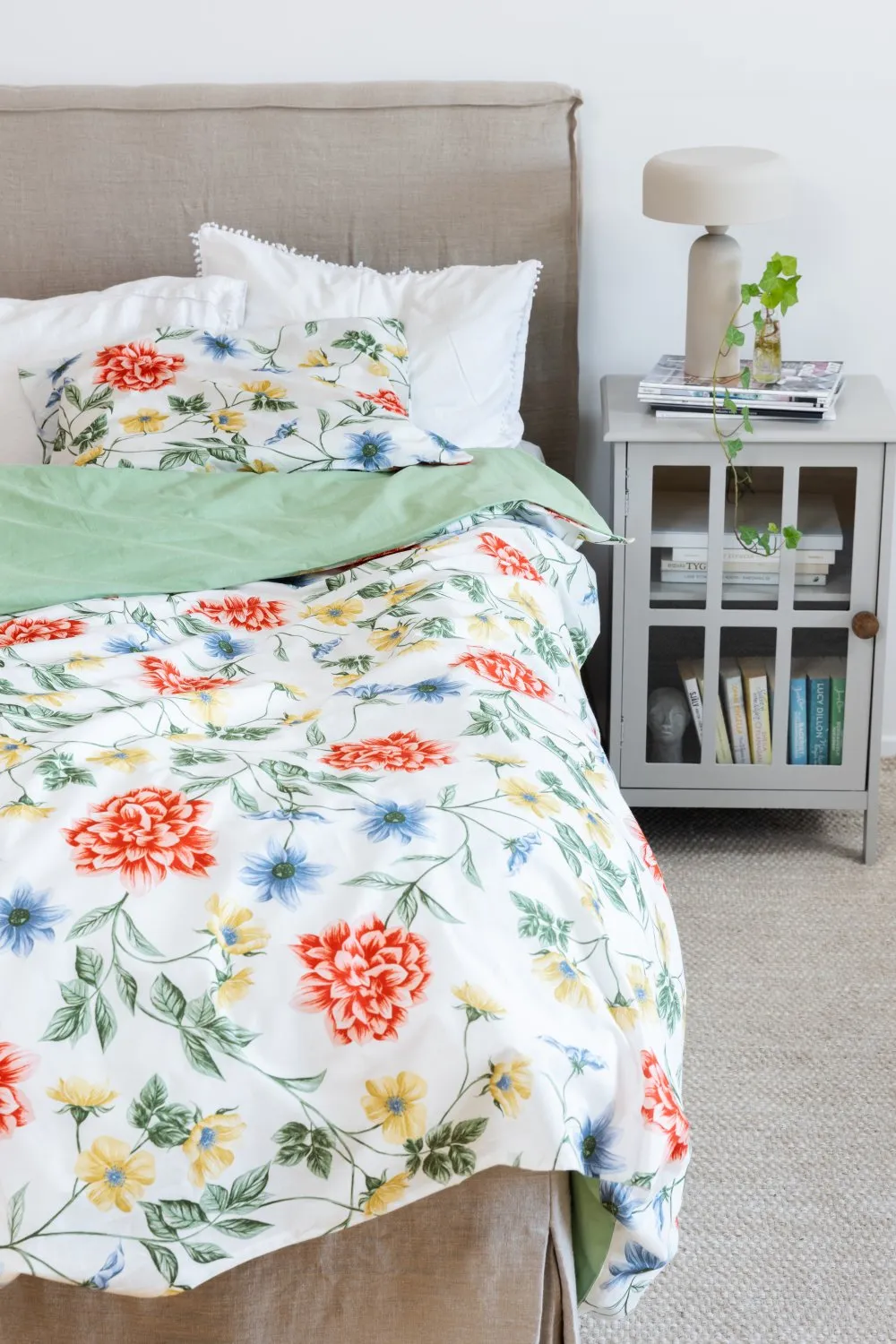 Bedset - Dahlia (red)