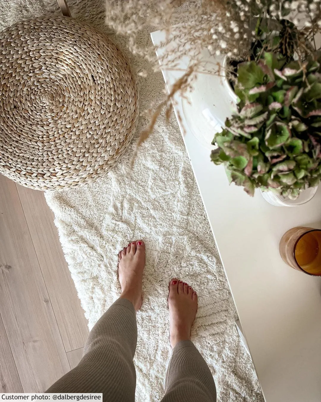 Shaggy rugs - Rostock (offwhite)