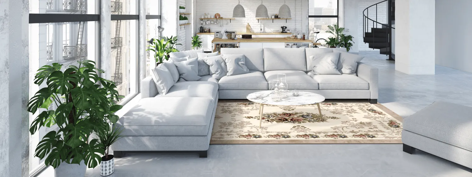 Wilton rug - Delpha (beige/multi)