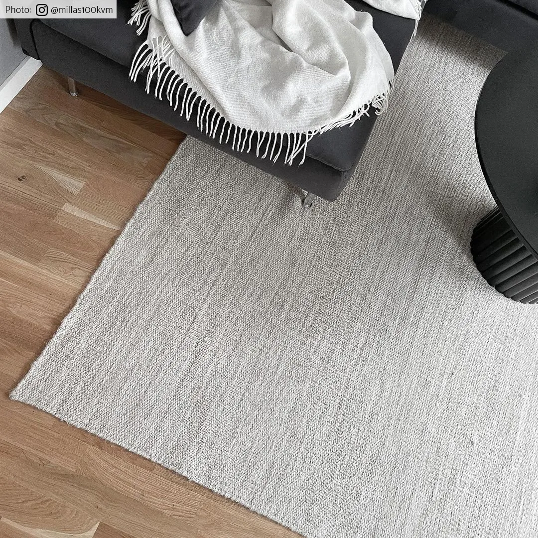 Wool rug - Dhurry (nature)