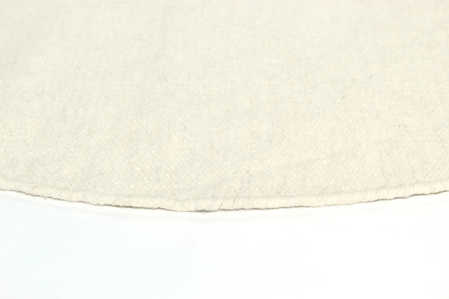 Round rug - Dhurry (white)