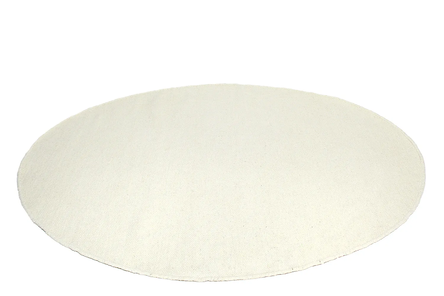 Round rug - Dhurry (white)